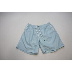 Mr. Swim Trunks Athletic Water Shorts Geometric Netted Mens Size XL